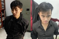 Đối tượng Trần Văn Trí (trái) và Nguyễn Mạnh Cường bị bắt giữ (Ảnh: BCA)