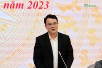 Thứ trưởng Bộ Kế hoạch và Đầu tư Trần Quốc Phương tại họp báo Chính phủ chiều 6/12 - Ảnh: M.Minh