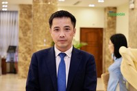 TS Đậu Anh Tuấn trả lời phỏng vấn báo Đầu tư Chứng khoán sáng 11/1 (Ảnh: M.Minh)