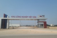 Dự án khu công nghiệp Việt Hàn cũng do Công ty TNHH Phát triển Fuji Phúc Long là nhà đầu tư