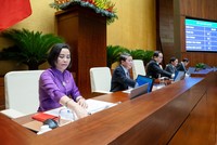 Đại biểu Quốc hội ấn nút thông qua Nghị quyết chiều 8/6