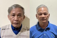 Ông Cao Khoa và ông Lê Viết Chữ (Ảnh: BCA)