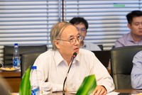 Ông Nguyễn Nội, nguyên Phó Cục trưởng Cục Đầu tư nước ngoài (Bộ Kế hoạch và Đầu tư), Ủy viên Ban Chấp hành Hiệp hội doanh nghiệp đầu tư nước ngoài phát biểu - Ảnh: M.Minh