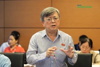 Đại biểu Trương Trọng Nghĩa (đoàn TP Hồ Chí Minh) phát biểu tại tổ sáng 22/11 (Ảnh: M.Minh)