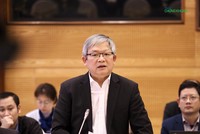 Thiếu tướng Hoàng Anh Tuyên, Chánh văn phòng kiêm Người phát ngôn Bộ Công an thông tin tại buổi họp báo (Ảnh: M.Minh)