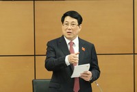 Chủ tịch nước Lương Cường phát biểu tại họp tổ sáng 12/2.