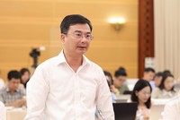 Phó thống đốc NHNN Phạm Thanh Hà trao đổi với báo chí tại họp báo Chính phủ chiều 3/7