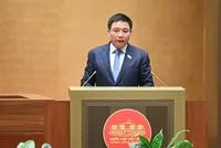 Bộ trưởng Bộ Tài chính Nguyễn Văn Thắng trình bày Tờ trình