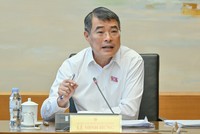 Thủ tướng Chính phủ Lê Minh Hưng phát biểu thảo luận tại tổ sáng 19/8.