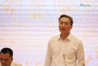 Thiếu tướng Nguyễn Quốc Toản, Chánh văn phòng, Người Phát ngôn Bộ Công an trả lời tại Họp abso Chính phủ chiều 3/9 - Ảnh: M. Minh