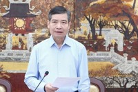 Thứ trưởng Bộ Tài chính Tạ Anh Tuấn phát biểu tại cuộc họp