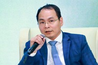 Ông Trần Anh Quý, Phó Vụ trưởng Vụ Tín dụng, Ngân hàng Nhà nước Việt Nam phát biểu tại Hội thảo của Báo Tài chính - Đầu tư sáng 14/10 (Ảnh: Chí Cường)