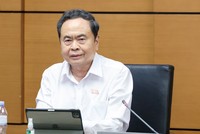 Chủ tịch Quốc hội Trần Thanh Mẫn phát biểu thảo luận tại tổ chiều 20/10