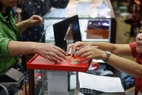 Vàng đang trong sóng tăng mạnh. Ảnh minh họa: Dũng Minh