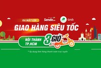 Sendo.vn hợp tác với Grab triển khai giao hàng siêu tốc tại TP. HCM