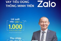 Ngân hàng Shinhan cho vay tiêu dùng trên Zalo, lãi suất chỉ từ 1,33%-2,4%
