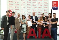 AIA Việt Nam được chứng nhận là Doanh nghiệp có “Môi trường làm việc lý tưởng”