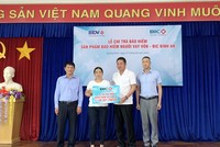 BIC chi trả hơn 2 tỷ đồng tiền bảo hiểm cho khách hàng vay vốn tại Quảng Nam
