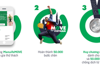 Tham gia thử thách ‘MOVE vì Việt Nam’ tiếp sức chống dịch cùng Manulife Việt Nam