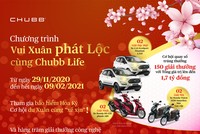 Cơ hội trúng thưởng “Lộc Xuân may mắn” với Chubb Life