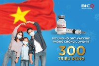BIC ủng hộ 300 triệu đồng cho Quỹ vắc-xin phòng COVID-19