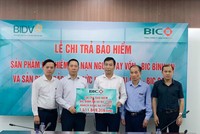 BIC chi trả hơn 1,4 tỷ đồng quyền lợi bảo hiểm cho cán bộ BIDV Hà Giang