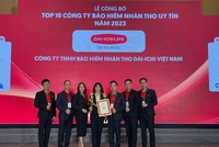 Dai-ichi Life Việt Nam: Top 2 trong “Top 10 công ty bảo hiểm nhân thọ uy tín” năm 2023 