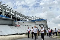 Ông Vũ Anh Tuấn - Tổng giám đốc Bảo Minh cùng Ban Chỉ đạo ứng phó cơn bão số 3 (Bão Yagi), đã trực tiếp đi chỉ đạo công tác giám định, khắc phục hậu quả do bão gây ra