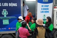 Chương trình bố trí nhiều xe chụp X-quang lưu động nhằm phục vụ kịp thời cho người dân