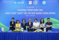 Sự hợp tác giữa Manulife Việt Nam và các cơ sở đào tạo chuyên môn y khoa góp phần giúp mang lại giá trị lâu dài cho người tham gia bảo hiểm. Ảnh: Hiền Hà.