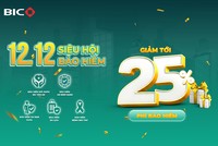 BIC tung “Siêu hội bảo hiểm 12.12” - Ưu đãi lên tới 25% phí bảo hiểm