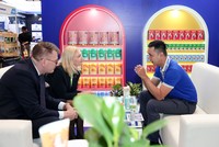 Đẩy mạnh các hoạt động xúc tiến thương mại giúp Vinamilk nâng cao hình ảnh và vị thế thương hiệu trên thị trường quốc tế. Ảnh: Vi Nam