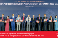 Prudential tiếp tục được vinh danh trong Top 10 doanh nghiệp vì Cuộc sống cộng đồng 