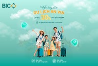 BIC ưu đãi 30% phí bảo hiểm du lịch