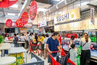 LOTTE MART Tây Ninh hiện diện nổi bật với diện tích kinh doanh khoảng 2.675 m²
