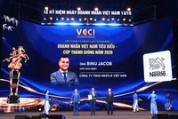 Tổng giám đốc Nestlé Việt Nam được vinh danh Top 100 Doanh nhân tiêu biểu toàn quốc 