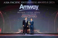 Tổng giám đốc Amway Việt Nam được vinh danh tại giải thưởng Doanh nhân xuất sắc châu Á 2026