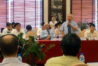 Nguyên chủ nhiệm Văn phòng Quốc hội Vũ Mão: "Việc cổ phần hóa các tập đoàn nhà nước quy mô lớn cần đươc coi như dự án trong điểm quốc gia và phải được Quốc hội thông qua" (Ảnh: Dân trí)