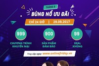Sắp diễn ra Online Friday - Ngày Mua sắm trực tuyến 2017