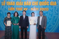 Giải Báo chí Quốc gia năm 2020: Báo Đầu tư đoạt 2 giải B