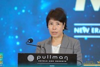 Thứ trưởng Bộ Tài chính Nguyễn Thị Bích Ngọc phát biểu chỉ đạo Diễn đàn