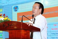 Ông Lê Thanh Thuấn, Chủ tịch HĐQT IDI tại đại hội thường niên 2019. 