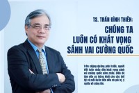 TS. Trần Đình Thiên: Chúng ta luôn có khát vọng sánh vai cường quốc