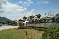 Mặt tiền Dự án Khu du lịch và giải trí Sông Lô.