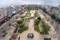 Một góc thị xã Hồng Ngự, tỉnh Đồng Tháp.