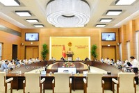 Phiên họp sáng 18/9 của Uỷ ban Thường vụ Quốc hội.