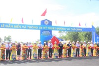 Tỉnh Quảng Nam tổ chức thông xe tuyến đường ven biển Võ Chí Công.