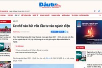 Thủ tướng giao Bộ Công Thương nghiên cứu phản ánh của Báo Đầu tư về Quy hoạch điện VIII