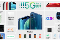 iPhone 12 là mẫu iPhone đầu tiên được trang bị công nghệ 5G. (Ảnh chụp màn hình)