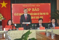 Bí thư Tỉnh ủy Phú Yên cam kết gương mẫu, tận tụy, trách nhiệm cao trong công việc